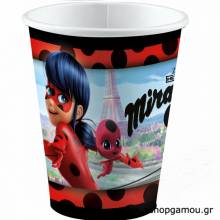 Ποτηράκια Χάρτινα Ladybug (8τεμ.)