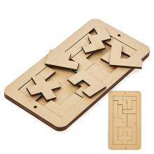 Ξύλινο Παιχνίδι Tetris 16Χ8,5εκ.