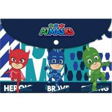 Φάκελος Pj Masks με Κουμπί Α4