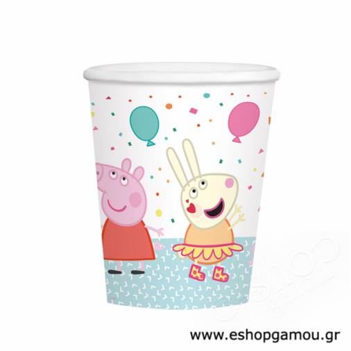 Ποτηράκια Χάρτινα Peppa Pig (8τεμ.)