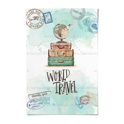 Καρτολίνο World Travel 48Χ33εκ.