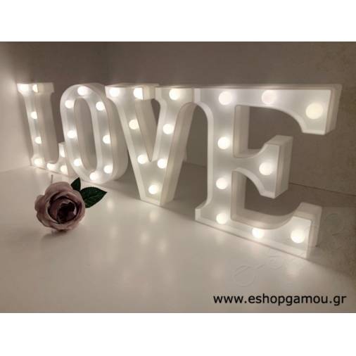 Διακοσμητικό με Led LOVE 21,5εκ.