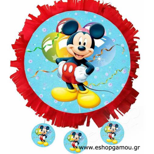 Χειροποίητη Πινιάτα Mickey Mouse 40εκ.