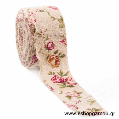 Κορδέλες Υφασμάτινες Vintage Floral 50χιλ.(10μ.)