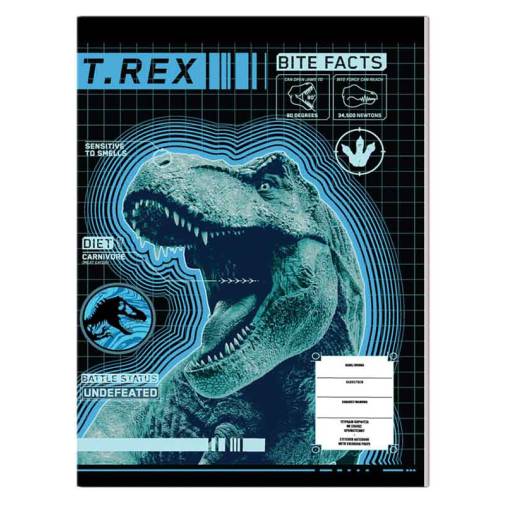 Τετράδιο 17X25 T-REX (40 Φύλλα)