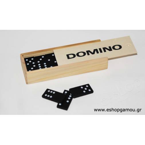 Ξύλινο Παιχνίδι Domino 14,5εκ.